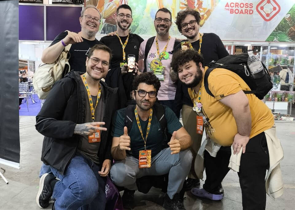 Brazilian game designers at Diversão Offline 2026